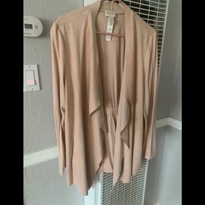 Draped casual to dressy jacket